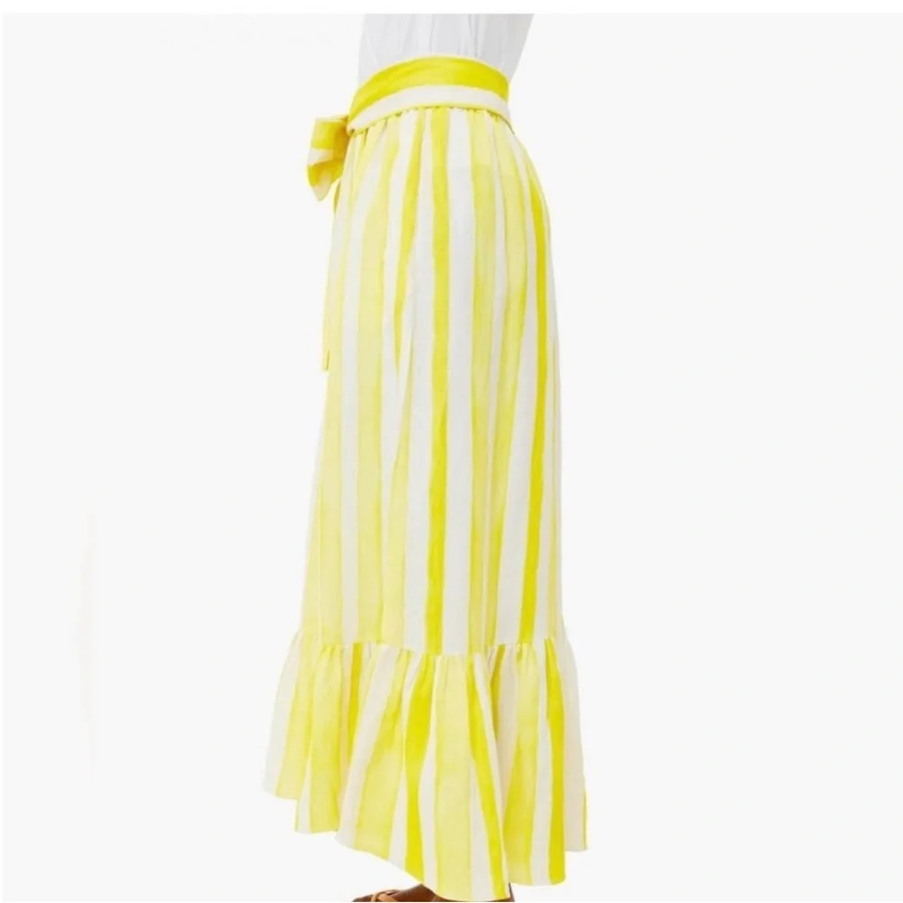 Tuckernuck Cabana Yellow Striped Skirt - Picture 3 of 4